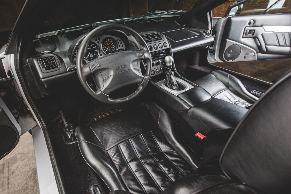 Interior of 2001 Lotus Esprit V8 SE offered by RM Sotheby’s online 2019
